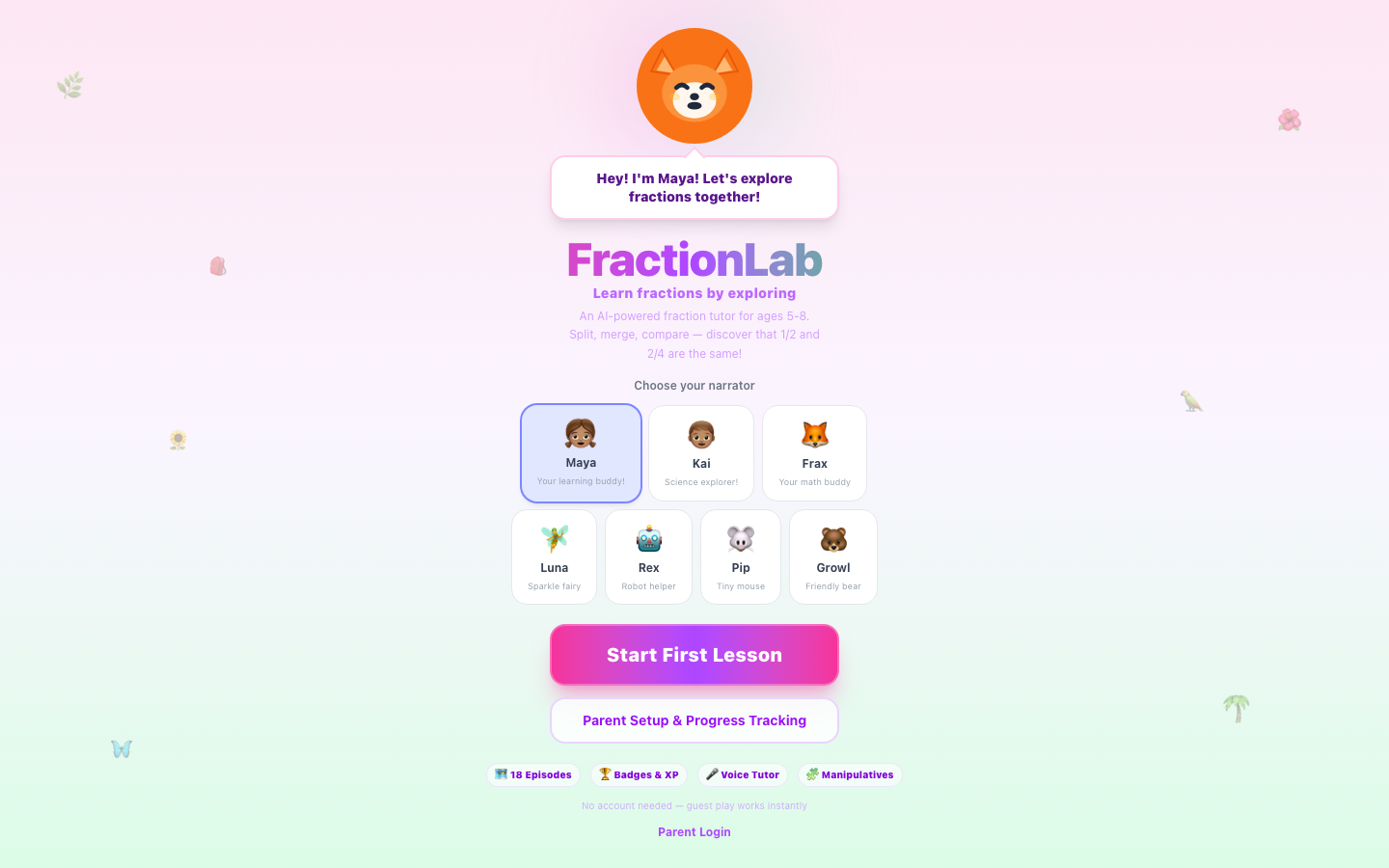 FractionLab preview